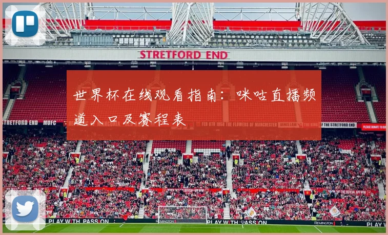 世界杯在线观看指南：咪咕直播频道入口及赛程表