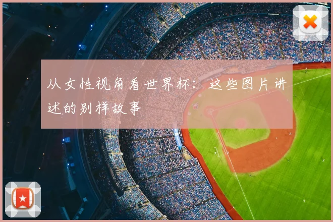 从女性视角看世界杯：这些图片讲述的别样故事
